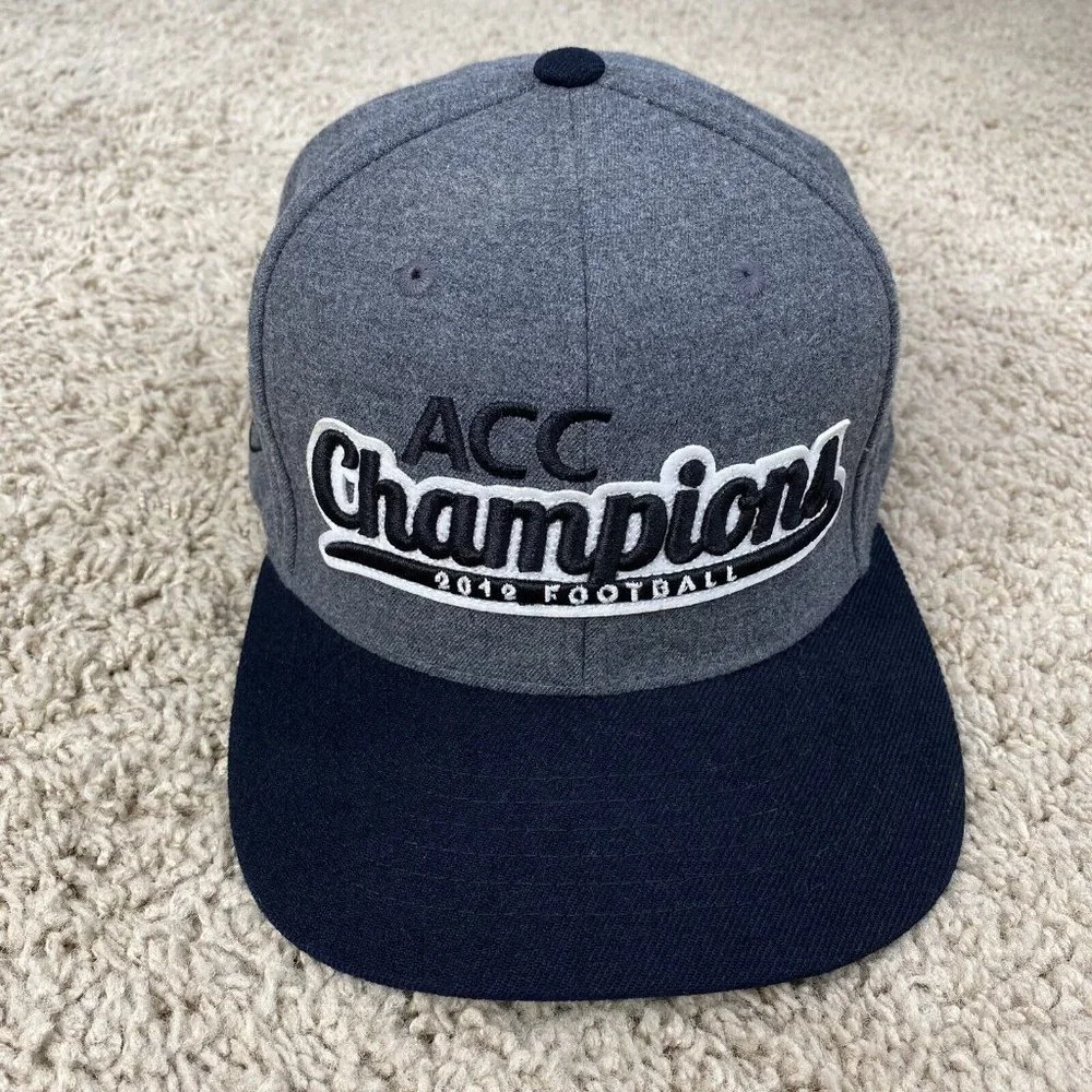 TOW FSU Seminoles‎ 2012 ACC Football Champs Snapback Hat Gray Black Trucker Cap